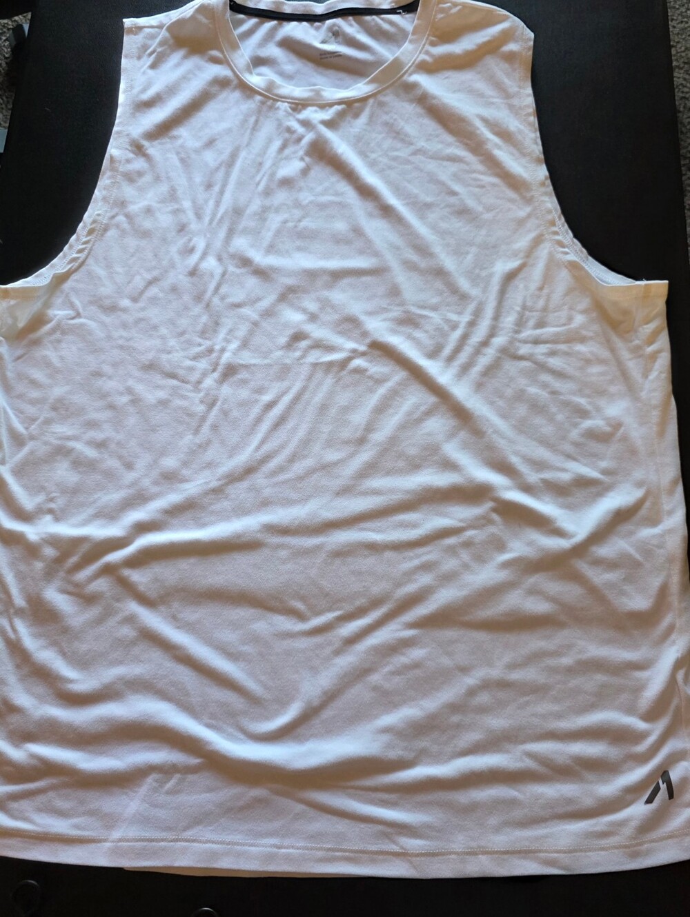 Gently Used Mens size Large Al1ve brand Tank Top in white.